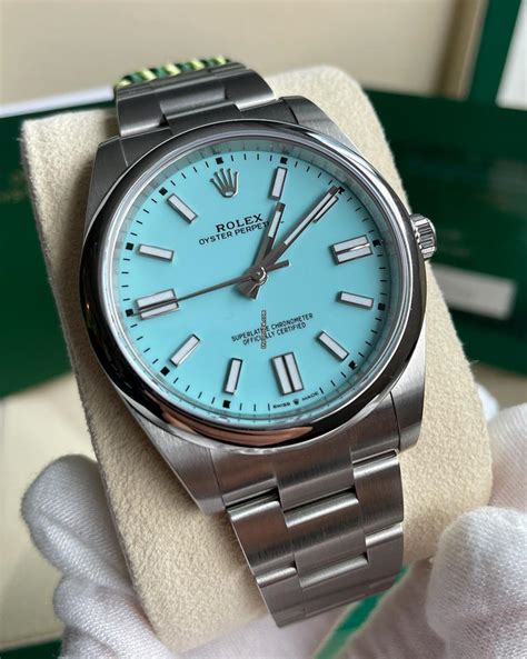 tiffany blue rolex 41|Rolex oyster perpetual 41 celebration.